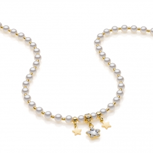 Collana in Argento con perle